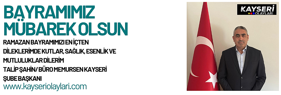 BAŞKAN TALİP ŞAHİN'DEN BAYRAM MESAJI