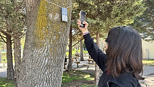 AĞAÇLARA KAREKODLU BİLGİLENDİRME