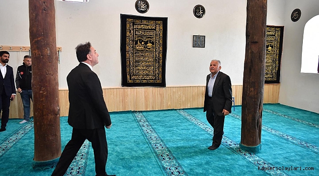 DEVELİ KIZIK MAHALLESİNDEKİ TÜRBE VE CAMİ RESTORE EDİLDİ