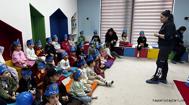 MİNİKLERE POLİSLİK MESLEĞİ TANITILDI