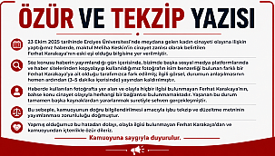 Özür ve Tekzip Metni 