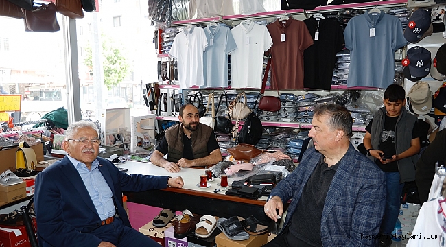 BAŞKAN BÜYÜKKILIÇ VATANDAŞ VE ESNAFLA BULUŞTU