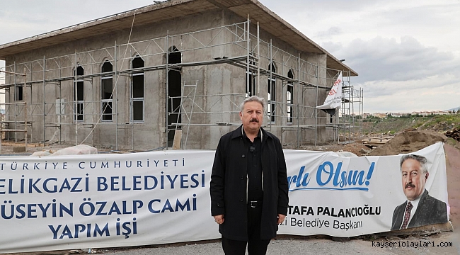 HÜSEYİN ÖZAL CAMİ YAZIN SONUNDA İBADETE AÇILACAK