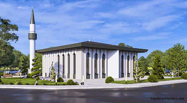 HÜSEYİN ÖZAL CAMİ YAZIN SONUNDA İBADETE AÇILACAK