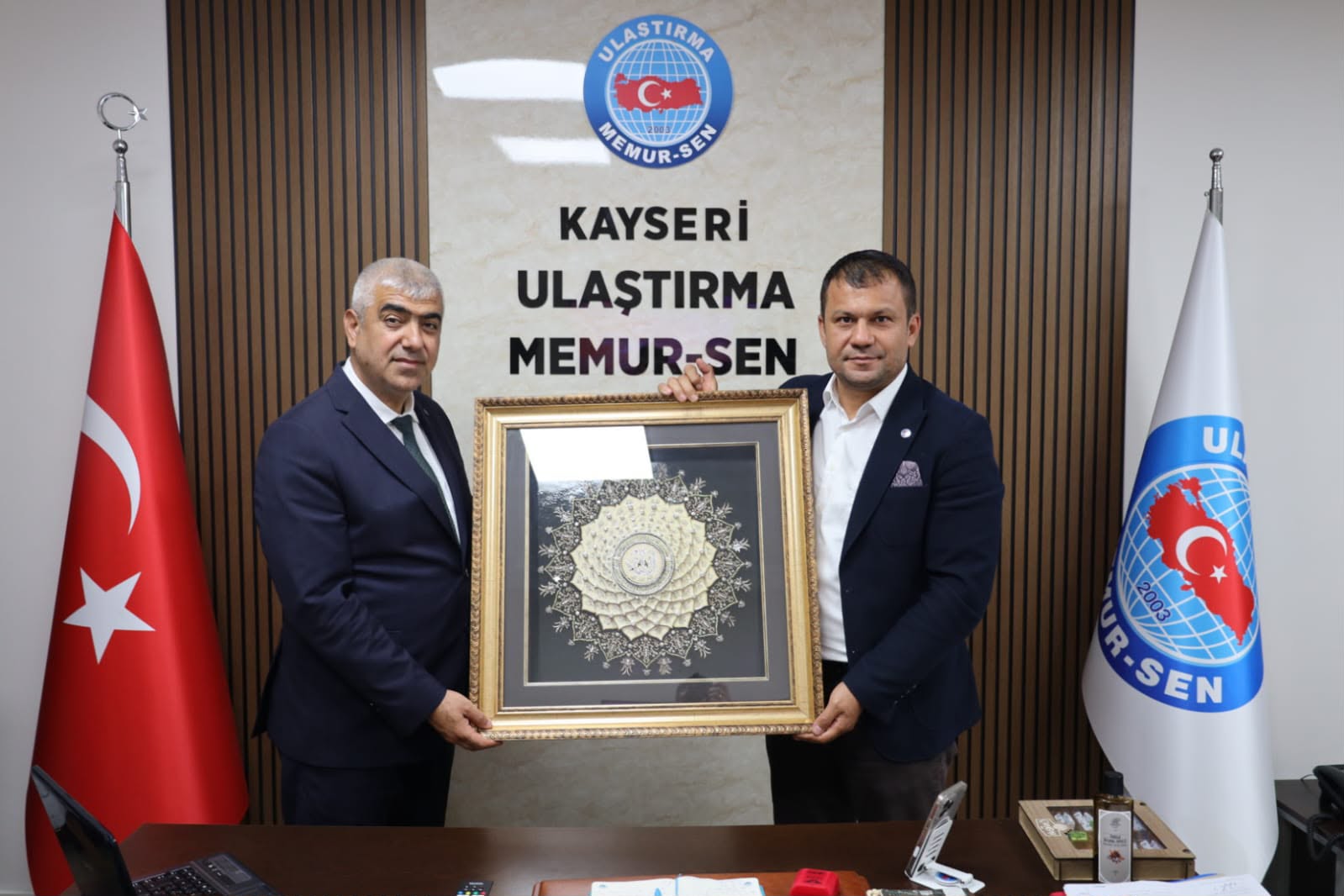 ANKARA'DAN ULAŞTIRMA MEMUR-SEN KAYSERİ ŞUBESİNE ÜST DÜZEY ZİYARET