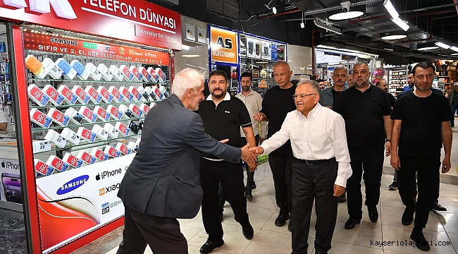 ÇARŞIDAKİ HAREKETLİLİĞE DİKKAT ÇEKEREK ESNAFA BOL KAZANÇ DİLEDİ