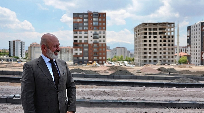 ERKİLET ERTUĞRULGAZİ'DE YENİ YAŞAM ALANI YÜKSELİYOR KENTSEL DÖNÜŞÜMLE BİRLİKTE YAŞAM ALANLARINI DA İNŞA EDİYORUZ