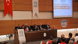 KIRMIZI ET ÜRETECİLERİ İSTİŞARE TOPLANTISI YAPILDI