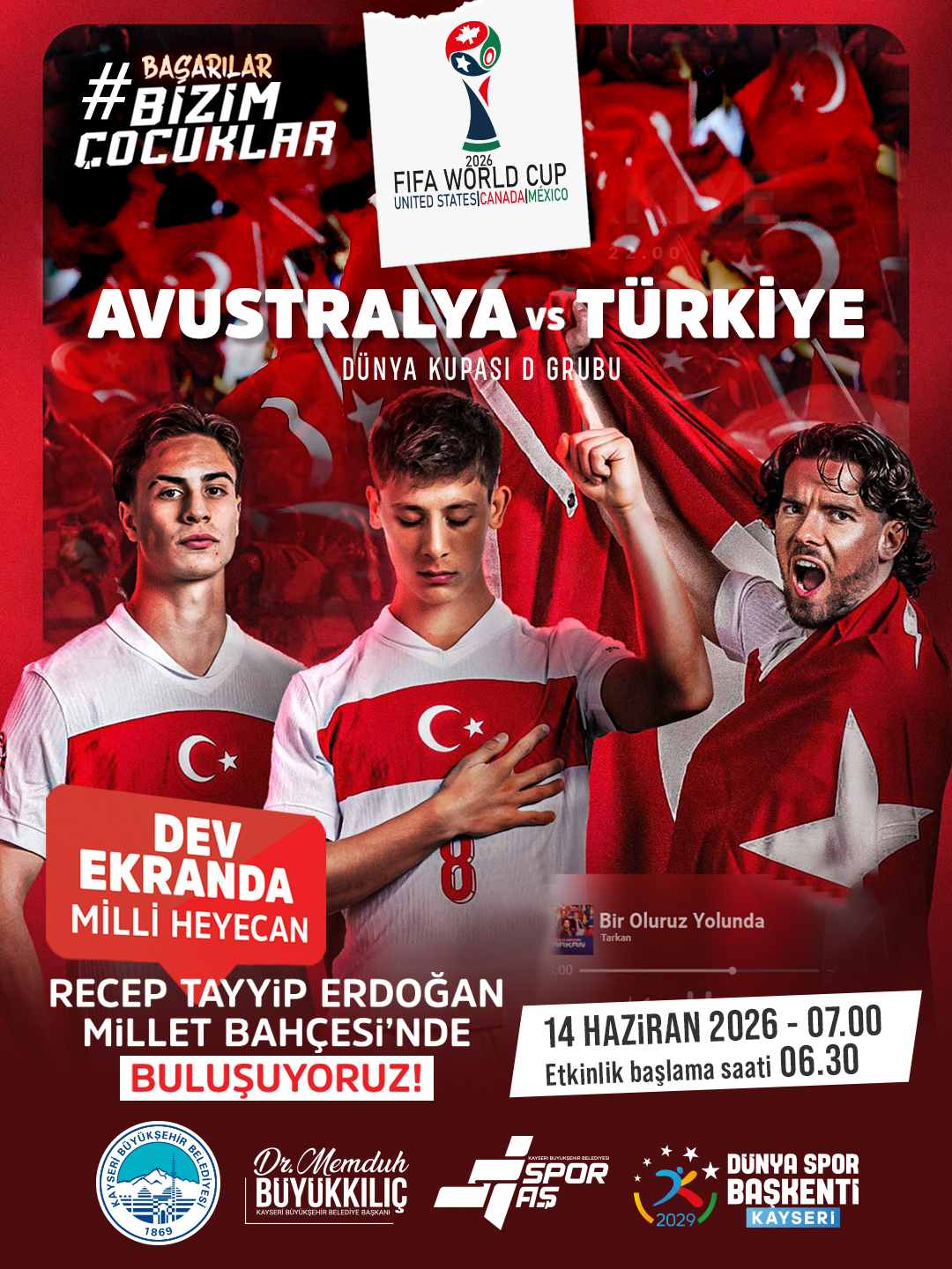 MİLLET BAHÇESİNDE HEYECAN YAŞANACAK