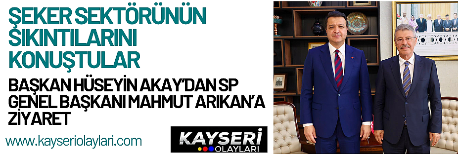 ŞEKER SEKTÖRÜNÜN SORUNLARINI ELE ALDILAR