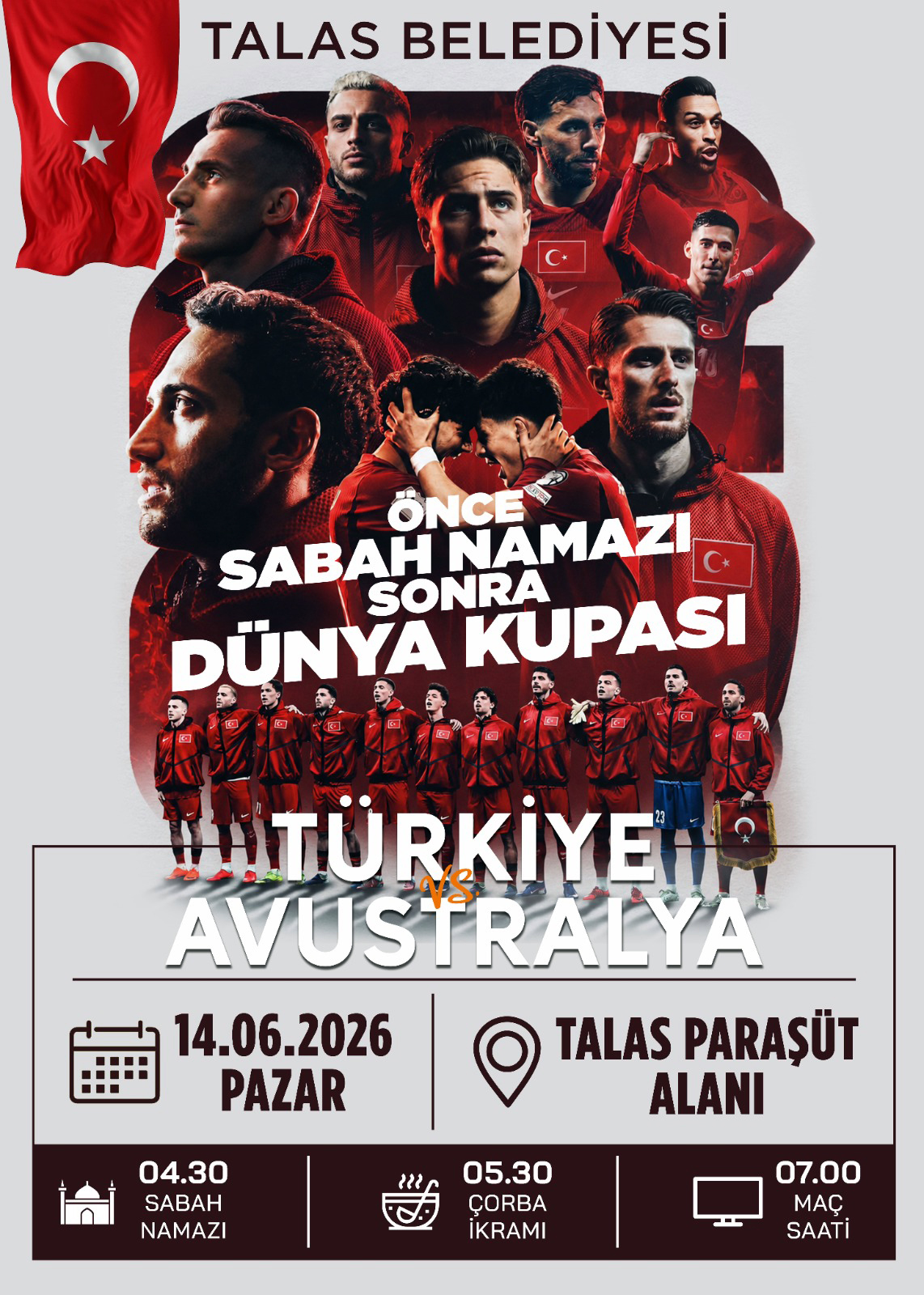 TALAS'TA MİLLİ HEYECAN PARAŞÜT ALANINDA YAŞANACAK