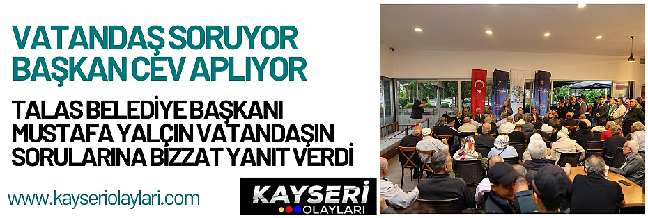 VATANDAŞ SORDU, BAŞKAN YALÇIN OSMANLI EVİ'NDE CEVAPLADI