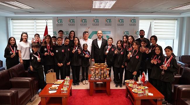 KTB ERVA SPORCULARI BAŞKAN BAĞLAMIŞ'I ZİYARET ETTİ