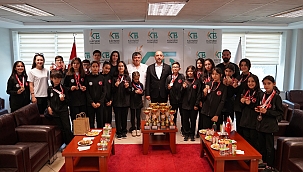 KTB ERVA SPORCULARI BAŞKAN BAĞLAMIŞ'I ZİYARET ETTİ
