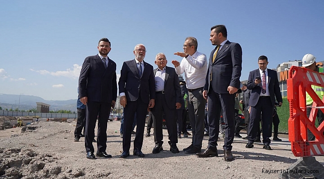 MUSTAFA ELİTAŞ ÇALIŞMALARI YERİNDE TAKİP ETTİ