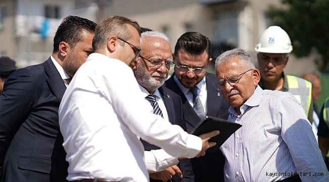 MUSTAFA ELİTAŞ ÇALIŞMALARI YERİNDE TAKİP ETTİ