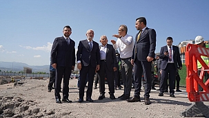 MUSTAFA ELİTAŞ ÇALIŞMALARI YERİNDE TAKİP ETTİ