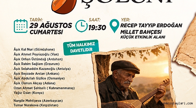 5. ULUSLARARASI ÂŞIKLAR ŞÖLENİ'NE DAVET