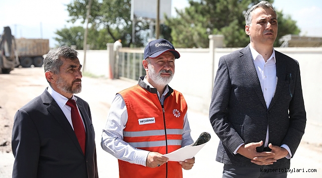 BAŞKAN ÇOLAKBAYRAKDAR ÇALIŞMALARI YERİNDE İNCELEDİ