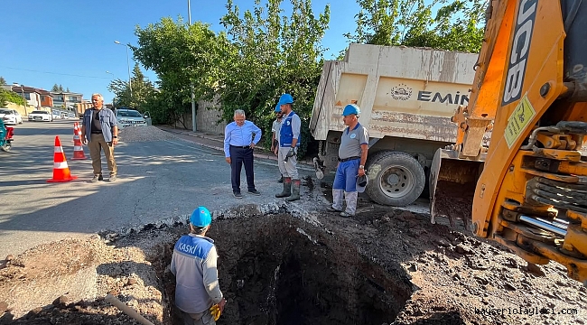 KAVŞAK VE ALTYAPI ÇALIŞMALARINI YERİNDE İNCELEDİ
