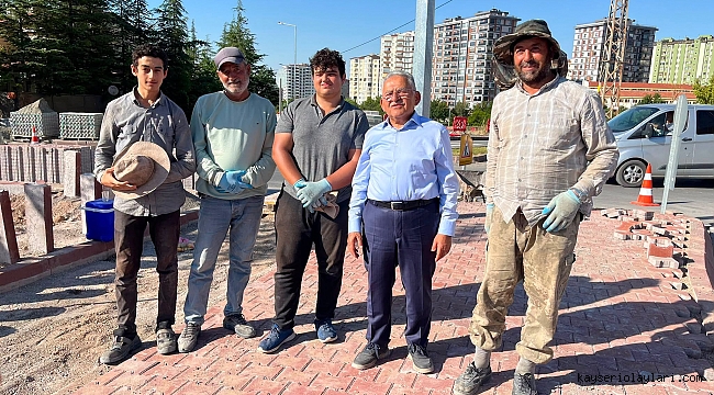 KAVŞAK VE ALTYAPI ÇALIŞMALARINI YERİNDE İNCELEDİ